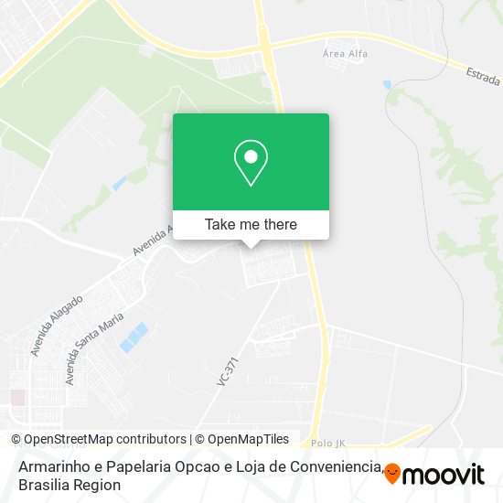 Armarinho e Papelaria Opcao e Loja de Conveniencia map