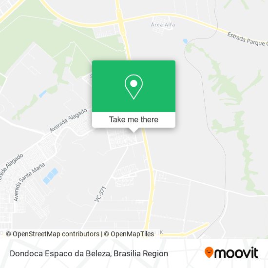 Dondoca Espaco da Beleza map