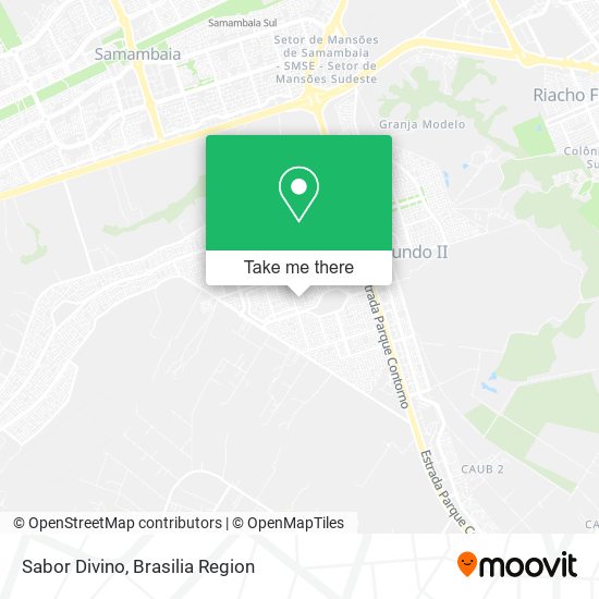 Sabor Divino map