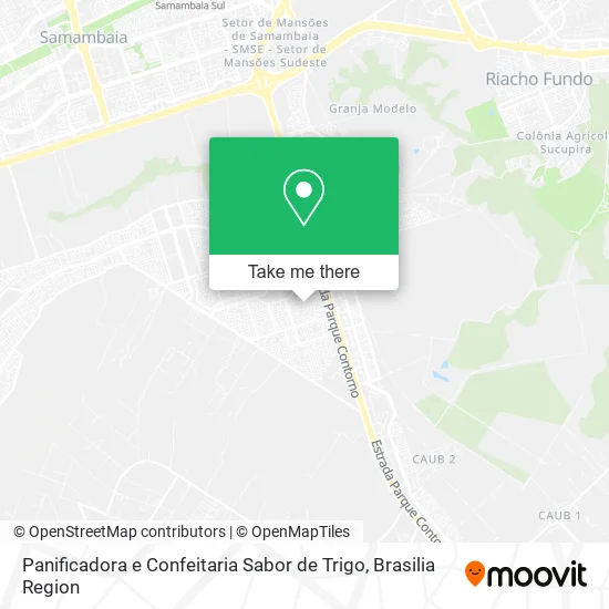 Panificadora e Confeitaria Sabor de Trigo map