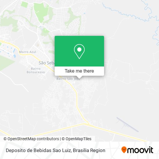 Deposito de Bebidas Sao Luiz map