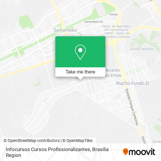 Infocursos Cursos Profissionalizantes map