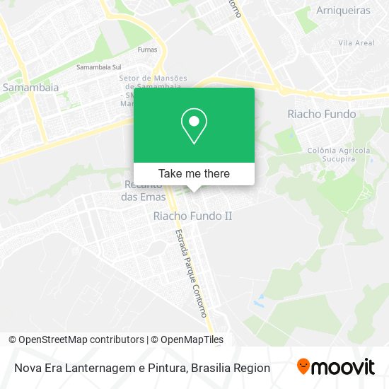 Nova Era Lanternagem e Pintura map