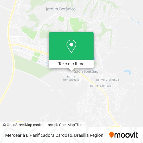 Mercearia E Panificadora Cardoso map