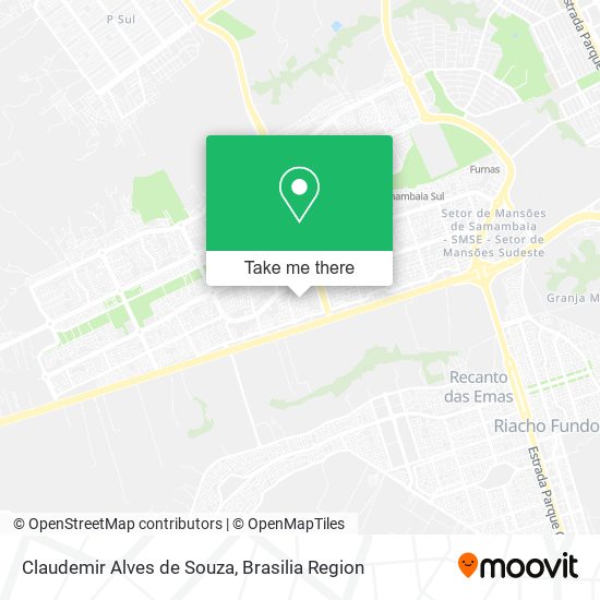 Claudemir Alves de Souza map
