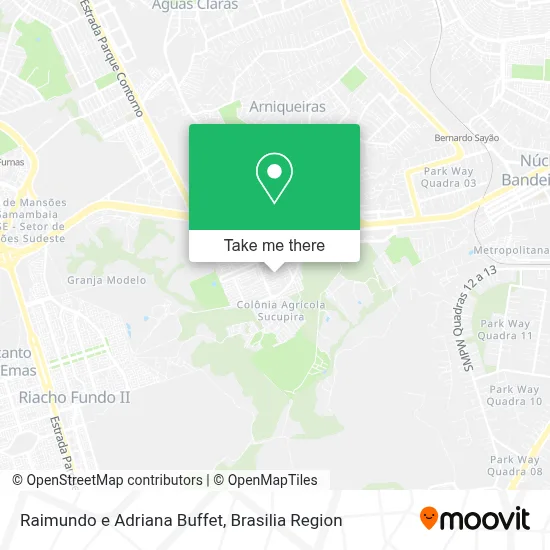 Raimundo e Adriana Buffet map