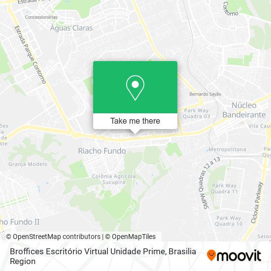 Broffices Escritório Virtual Unidade Prime map