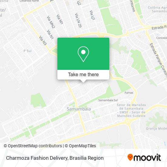 Charmoza Fashion Delivery map