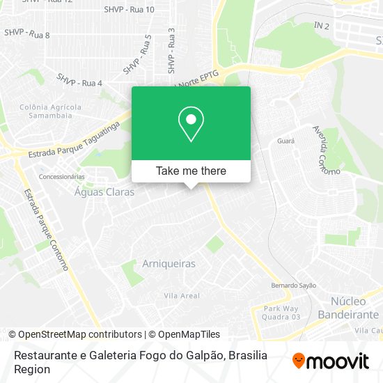 Restaurante e Galeteria Fogo do Galpão map