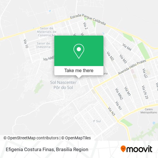 Efigenia Costura Finas map