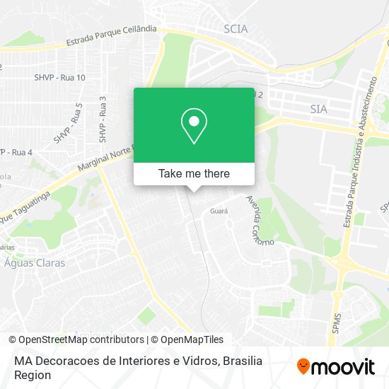 MA Decoracoes de Interiores e Vidros map