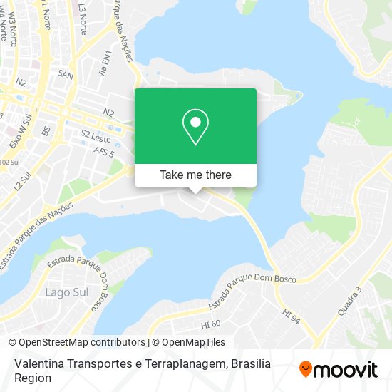 Valentina Transportes e Terraplanagem map