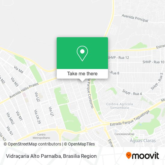 Vidraçaria Alto Parnaíba map