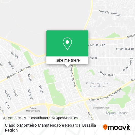 Claudio Monteiro Manutencao e Reparos map