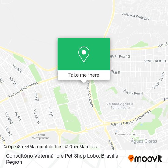 Consultório Veterinário e Pet Shop Lobo map