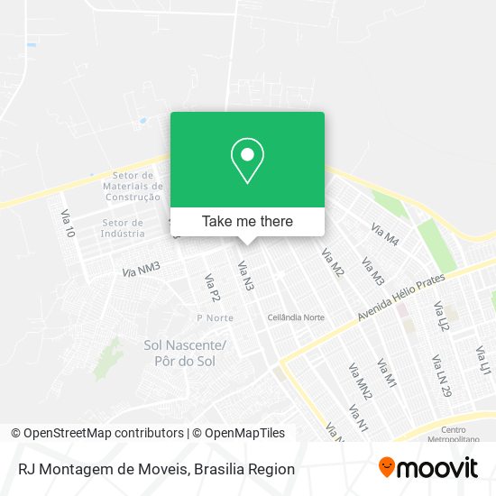 RJ Montagem de Moveis map