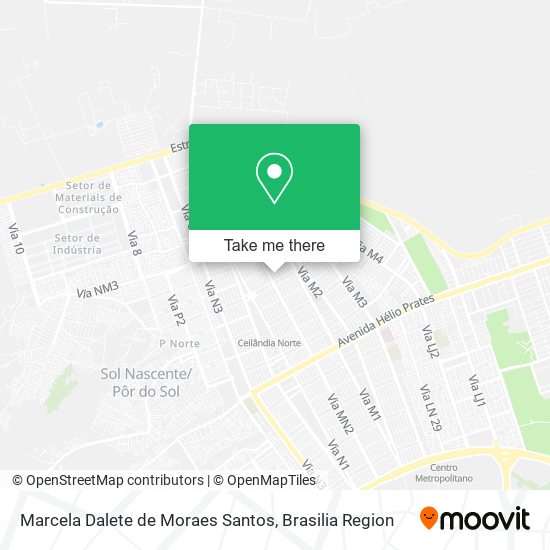 Marcela Dalete de Moraes Santos map