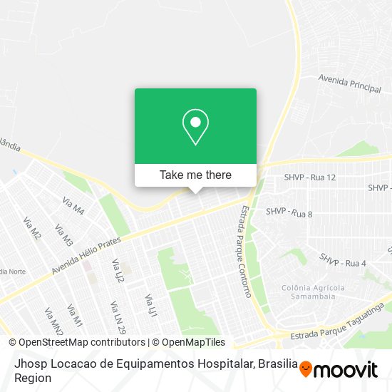 Jhosp Locacao de Equipamentos Hospitalar map