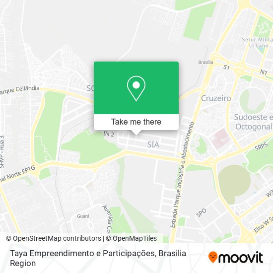 Mapa Taya Empreendimento e Participações