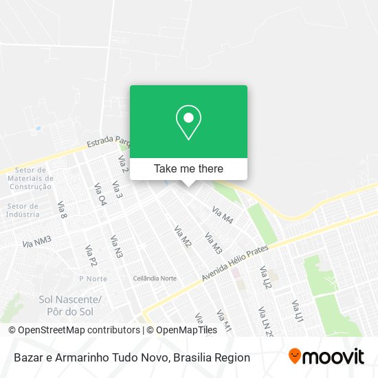 Bazar e Armarinho Tudo Novo map