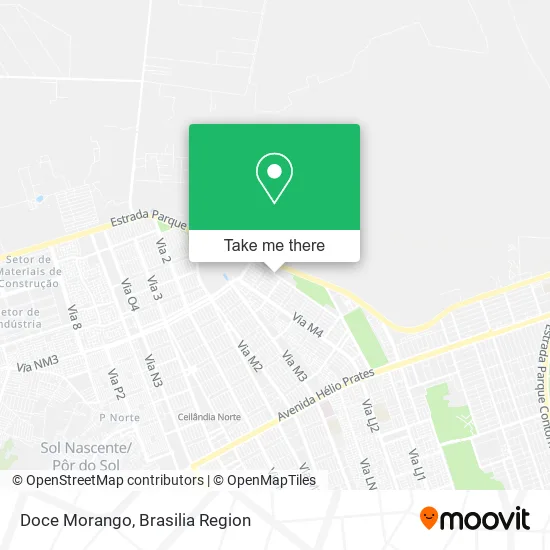 Doce Morango map
