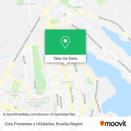 Cida Presentes e Utilidades map