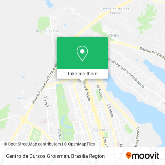Centro de Cursos Groisman map
