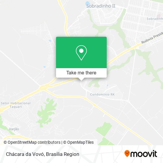 Chácara da Vovó map