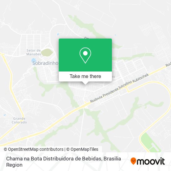 Chama na Bota Distribuidora de Bebidas map