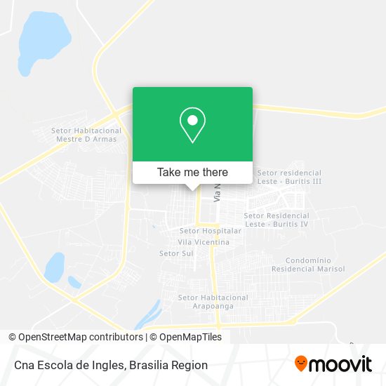 Cna Escola de Ingles map