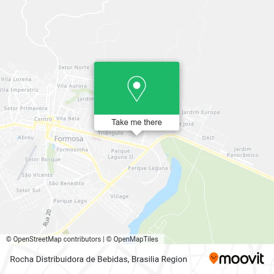 Rocha Distribuidora de Bebidas map