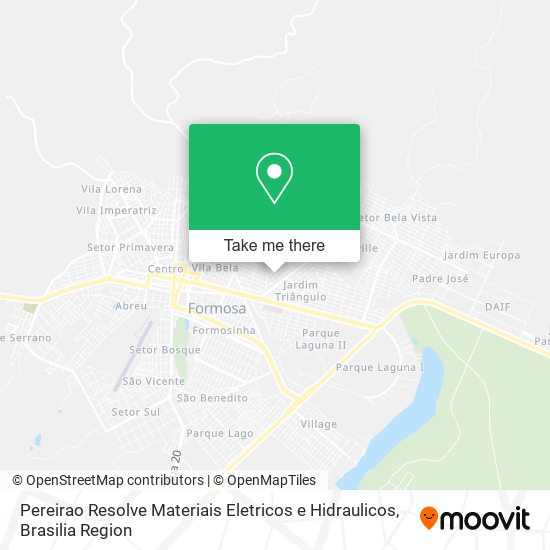 Pereirao Resolve Materiais Eletricos e Hidraulicos map