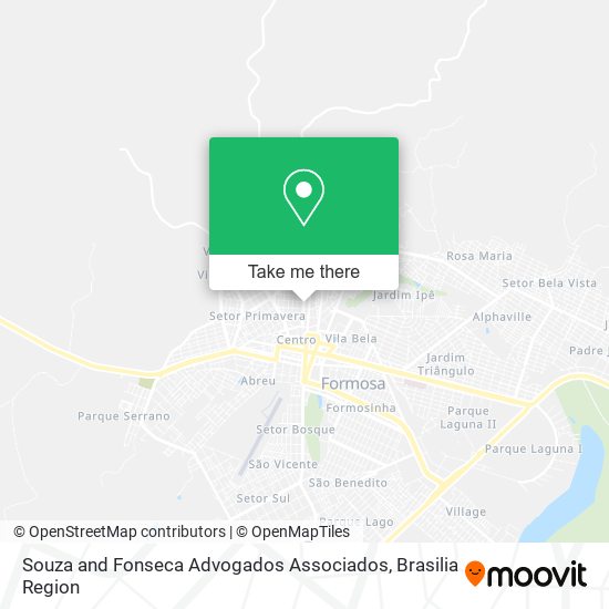 Mapa Souza and Fonseca Advogados Associados