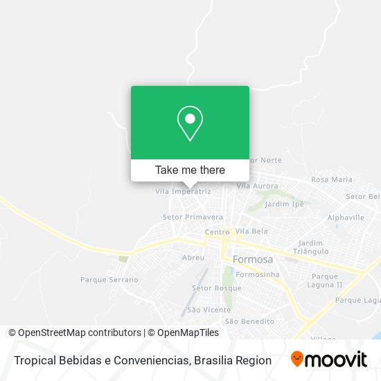 Tropical Bebidas e Conveniencias map