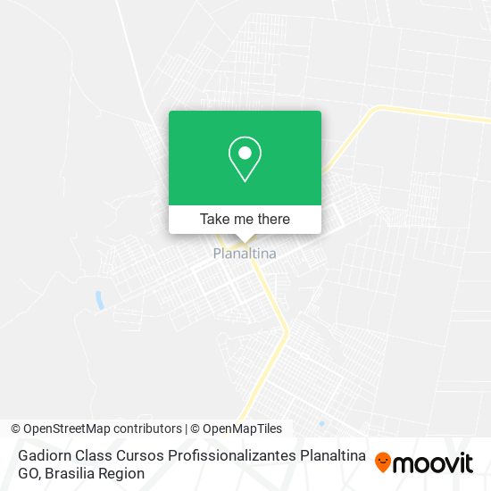 Gadiorn Class Cursos Profissionalizantes Planaltina GO map