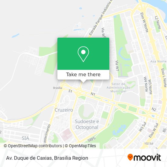 Mapa Av. Duque de Caxias