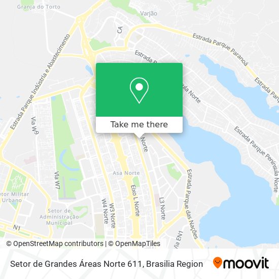 Setor de Grandes Áreas Norte 611 map