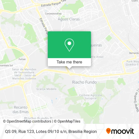 QS 09, Rua 123, Lotes 09 / 10 s / n map