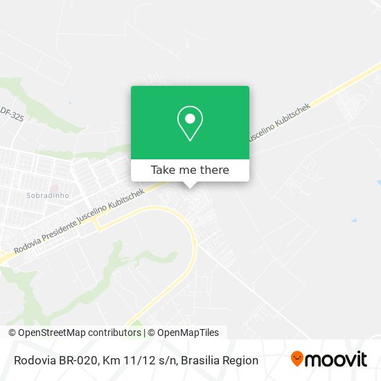 Rodovia BR-020, Km 11/12 s/n map