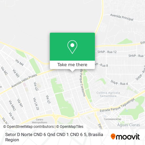 Mapa Setor D Norte CND 6 Qnd CND 1 CND 6 5