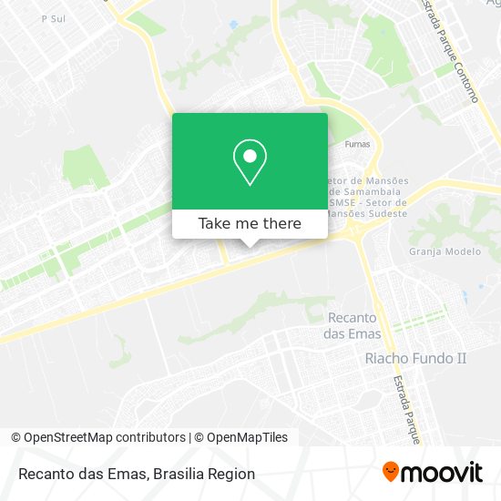 Mapa Recanto das Emas