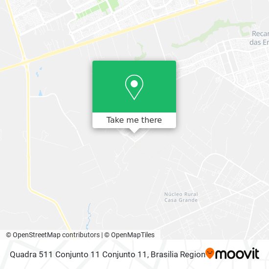 Quadra 511 Conjunto 11 Conjunto 11 map
