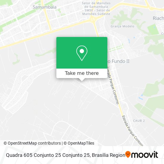 Quadra 605 Conjunto 25 Conjunto 25 map