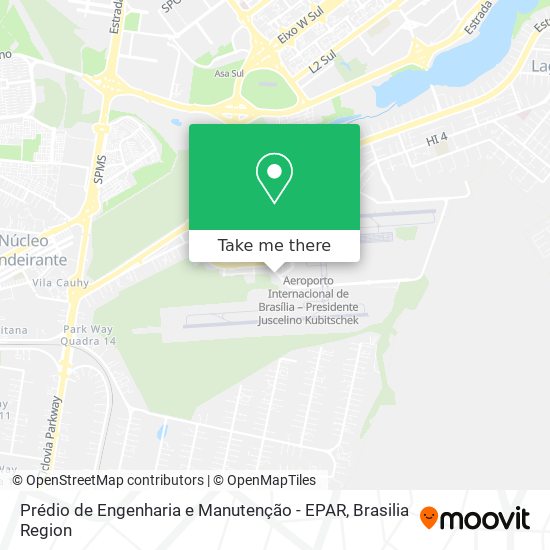 Prédio de Engenharia e Manutenção - EPAR map