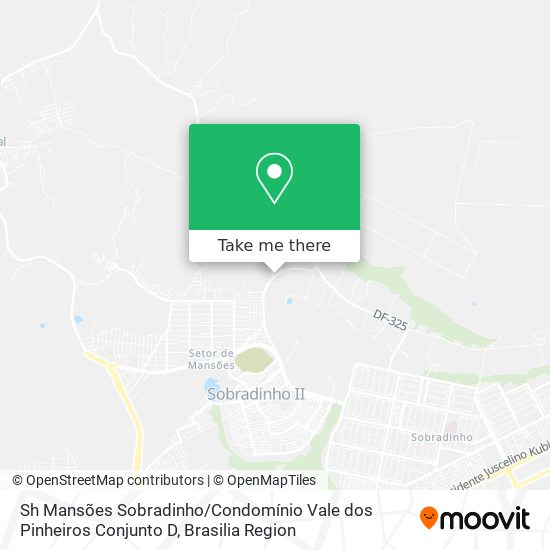 Sh Mansões Sobradinho / Condomínio Vale dos Pinheiros Conjunto D map