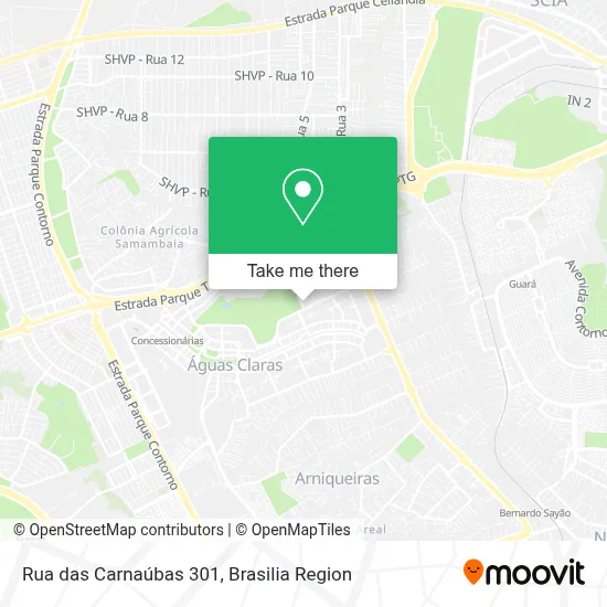 Rua das Carnaúbas 301 map