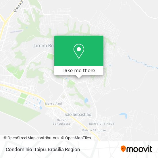 Condomínio Itaipu map