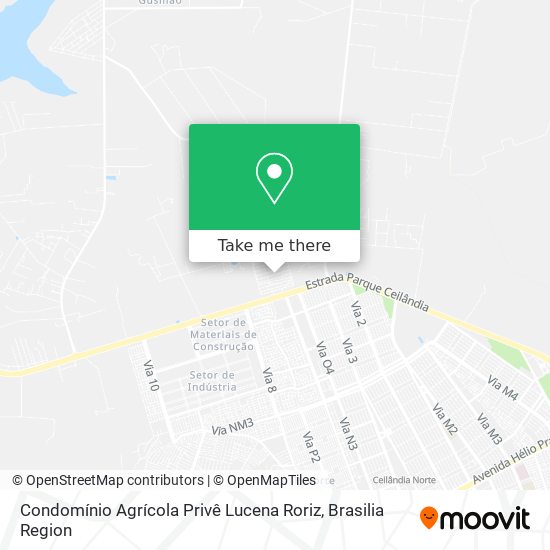 Condomínio Agrícola Privê Lucena Roriz map
