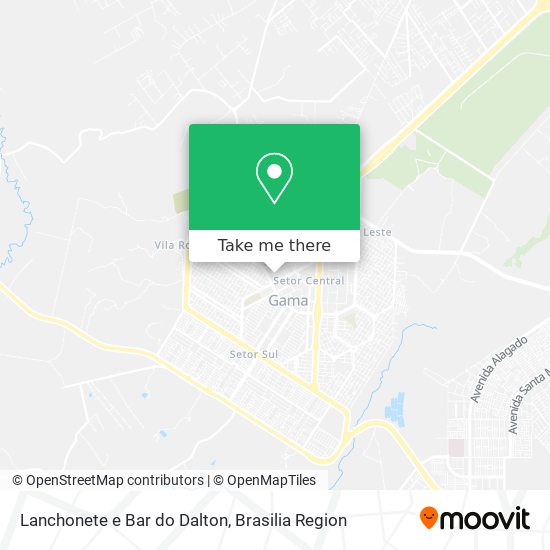Lanchonete e Bar do Dalton map