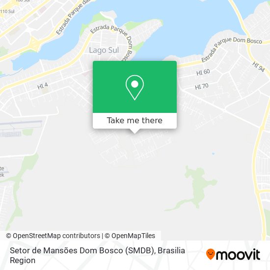 Setor de Mansões Dom Bosco (SMDB) map